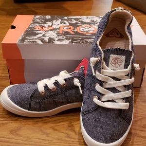 Roxy Bayshore Navy Denim Shoes
